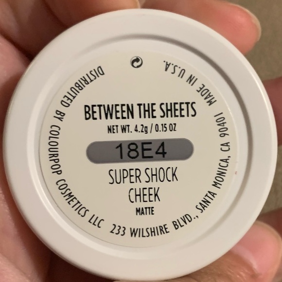 2/$15 Colourpop Super Shock Cheek “Between the Sheets” - Picture 3 of 3